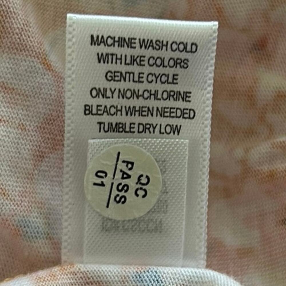 Koolaburra Ugg Floral Lounge Mini Dress Tiered Casual Size M - Picture 7 of 7